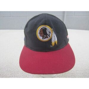 VTG Washington Redskins Hat Cap Black NFL Football Starter Snapback Adjustable‎